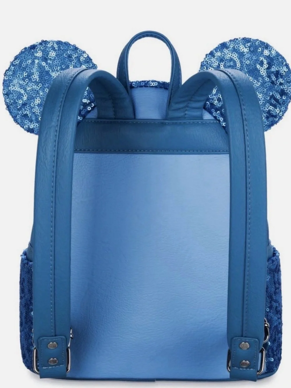 Disney Hydrangea Blue Sequined Loungefly Bag New with Tags